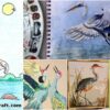 Crane Paintings For Kids