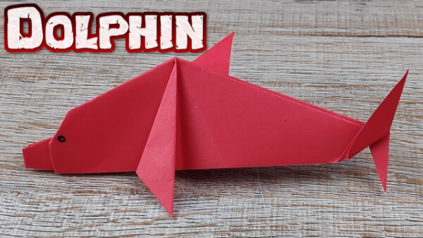 Creative Origami Dolphin With Step By Step How To Make An Origami Dolphin With Kids