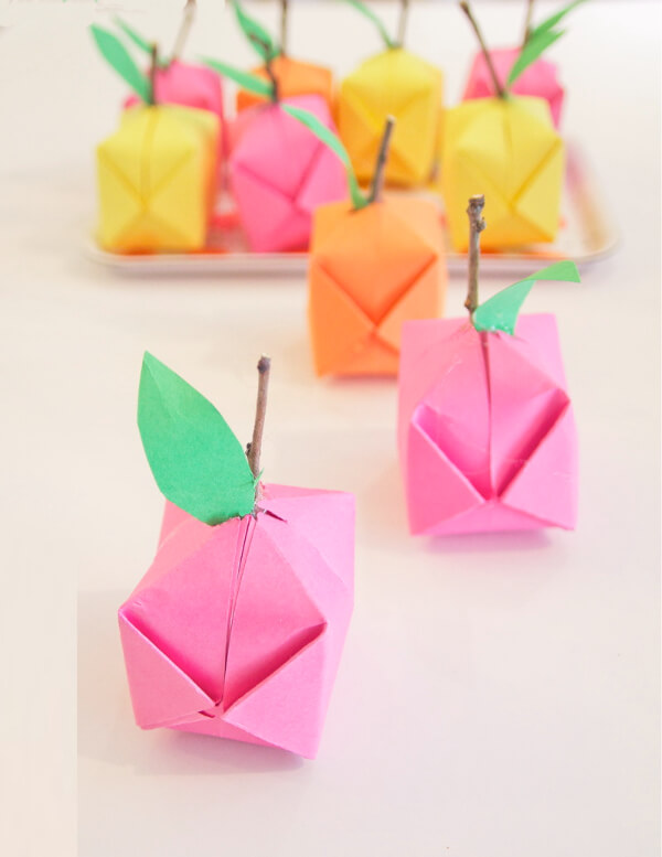 Creative Origami Fruit Art