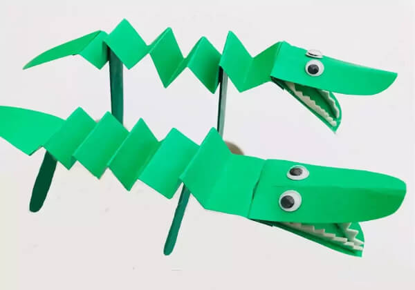 Crocodile Crafts & Activities For Kids Crocodile Toy Craft For Kindergarten