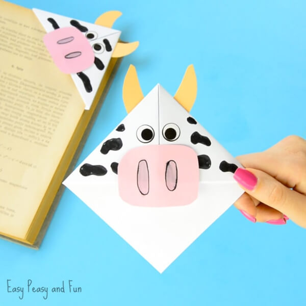 Cow Crafts & Activities for Kids DIY Bookmark Craft For Kids