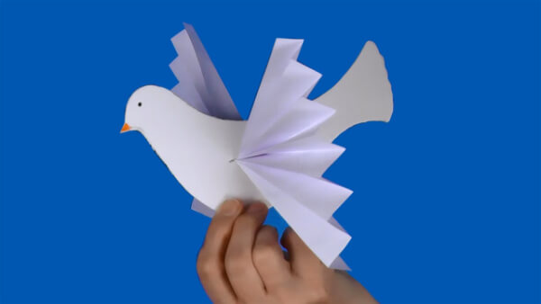 DIY Dove Craft With Paper