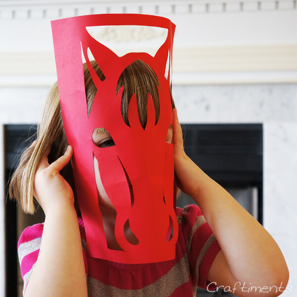 DIY Horse Paper Craft For Kids