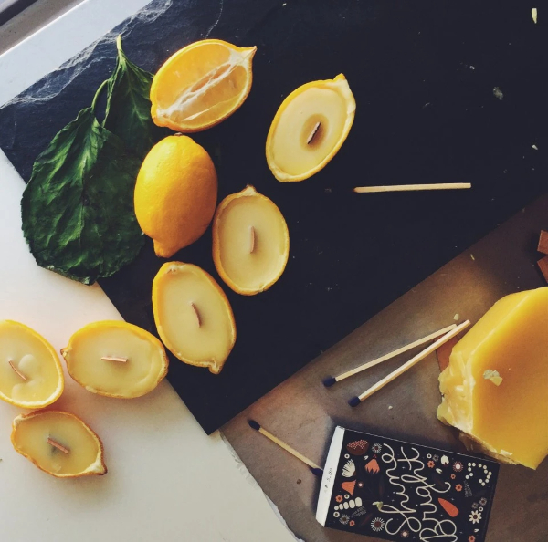 DIY Lemon Candles Crafts To Do At Home
