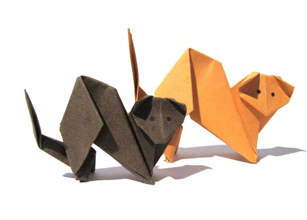 DIY Origami Pet Ferret With Paper