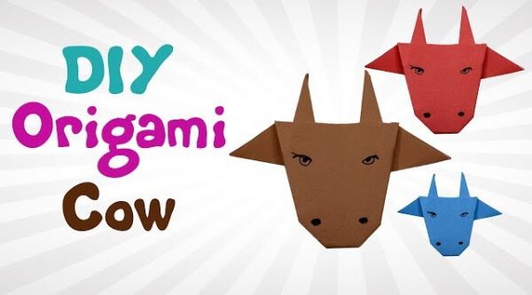DIY Stunning Origami Cow Face