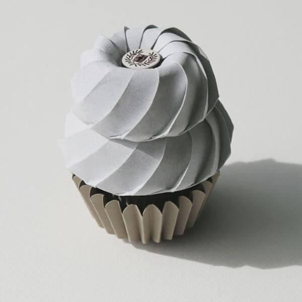 DIY Origami Cupcake Paper Craft