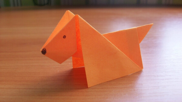 DIY Origami Dog Tutorial For Kids How To Make An Origami Dog With Kids