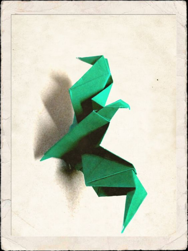 DIY Origami Hawk Craft For Kindergartners