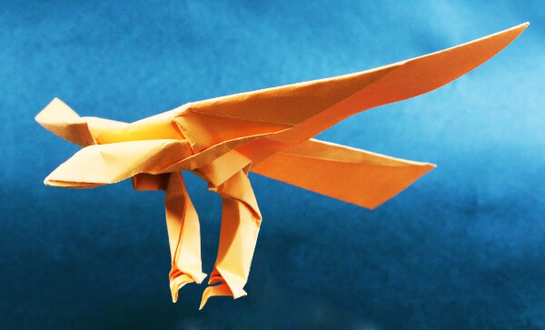 DIY Origami Paper Hawk Craft Idea