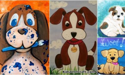 Dog Paintings For Kids