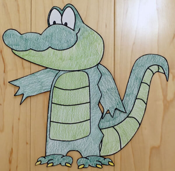 Alligator Crafts & Activities for Kids Easy Alligator Paper Craft