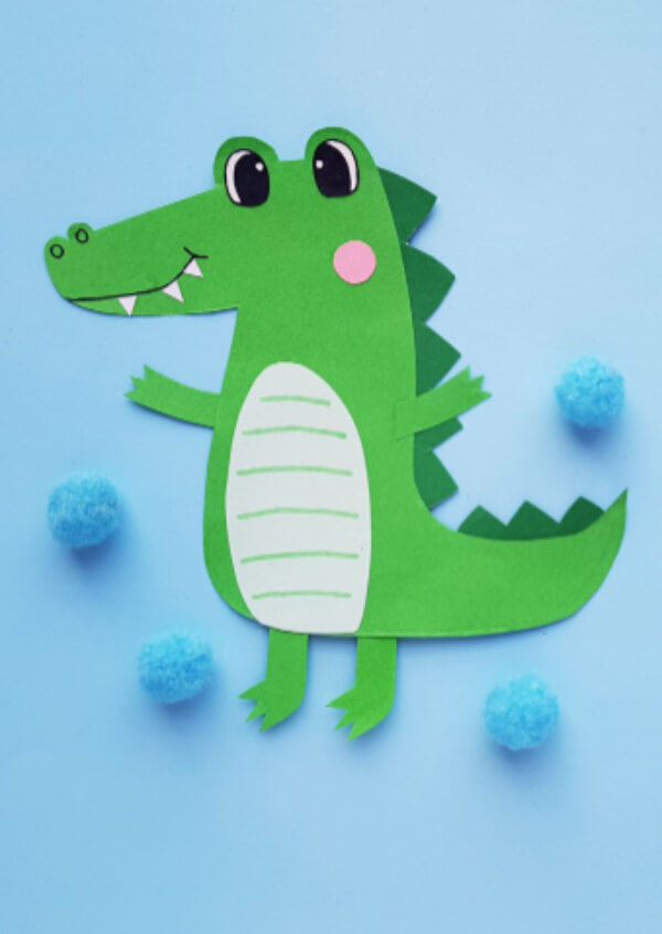 Alligator Crafts & Activities for Kids Super Easy Paper Alligator Craft For Kids