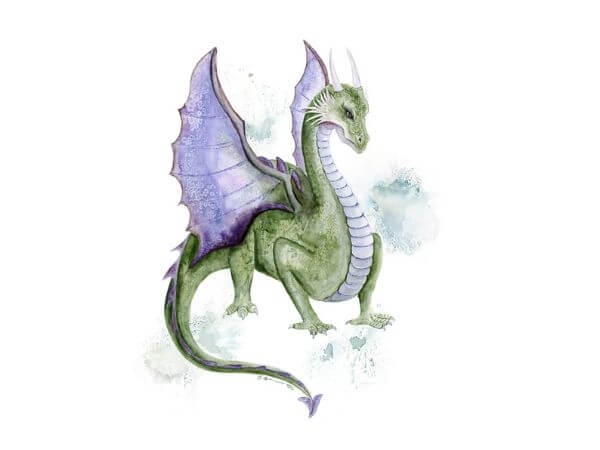 Easy Dragon Painting For Preschoolers