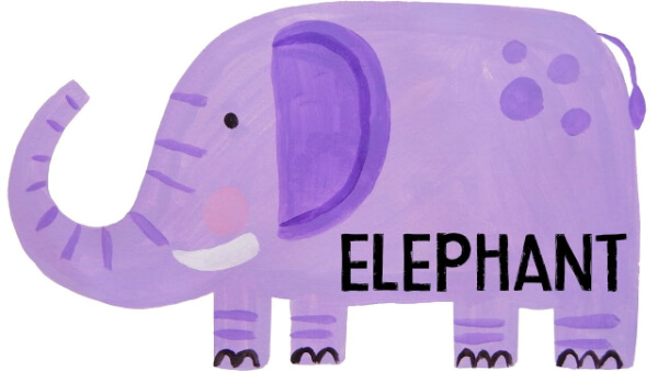Elephant Paintings For Kids Easy Elephant Painting For Kids