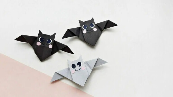 Easy Folding Origami Bat