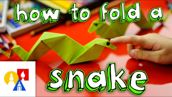 Easy Instructions For Folding Paper into Snake