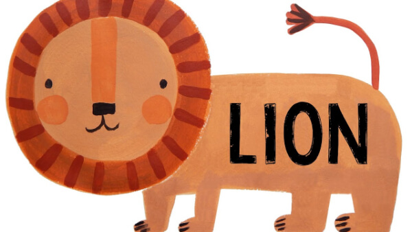 Easy Lion Painting For Kids