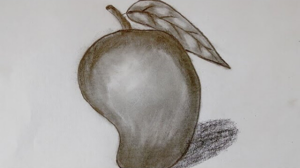 Easy Mango Pencil Sketch Tutorial