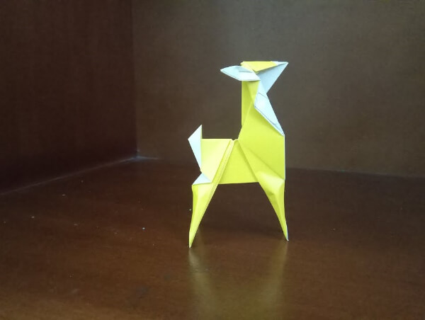 Easy Origami Deer Craft With Step By Step Tutorial How To Make An Origami Deer With Kids