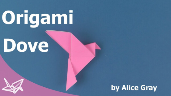 Easy Origami Dove Craft For Kids How To Make An Origami Dove With Kids
