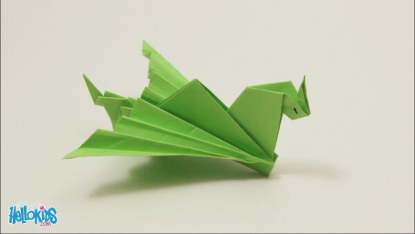Easy Origami Dragon Paper Craft