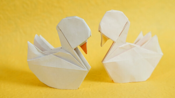 Easy Origami Duck Tutorial Step By Step