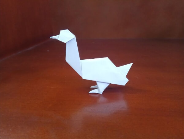 Easy Origami Goose Bird Step By Step How To Make An Origami Goose With Kids