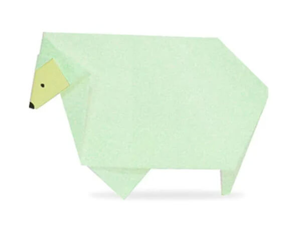 Easy Origami Sheep instruction How To Make An Origami Sheep With Kids