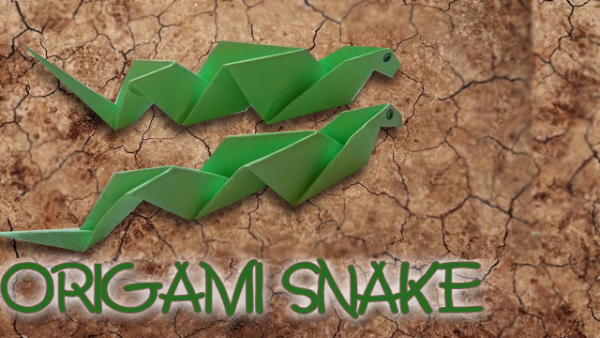 Easy Origami Snake: Fun Paper Craft Activities How To Make An Origami Snake With Kids