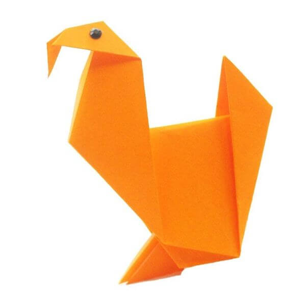 Easy Origami Thanksgiving Turkey Ideas That Kids Can Make For Beginners 