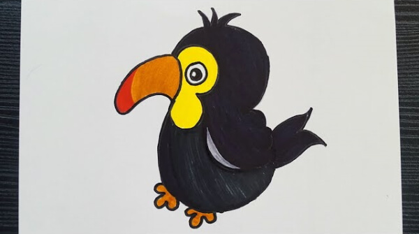 Bird Drawings & Sketches For Kids Easy & Simple Bird Drawing