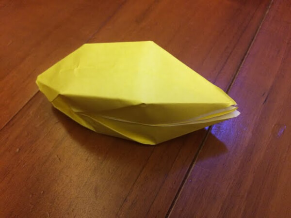 Easy To Make An Origami Lemon Instructions How To Make An Origami Lemon With Kids