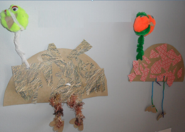 Creative Emu Paper Craft For Kids 