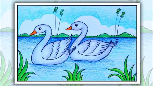 Floating Duck Painting Ideas For Kids