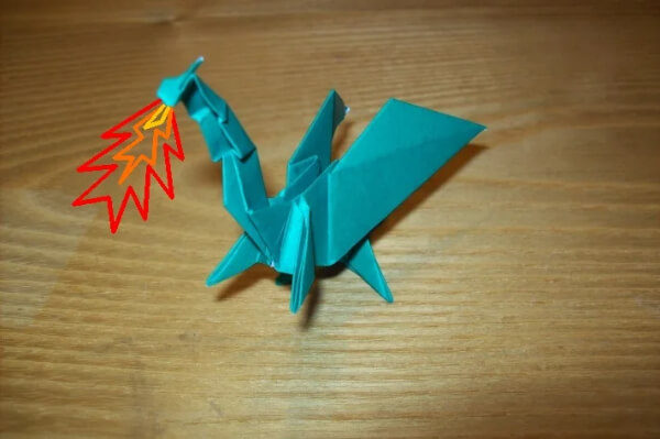 How to Fold Origami Dragon Craft