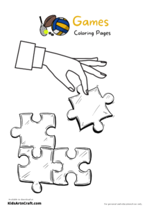 Games Coloring Pages For Kids – Free Printables - Kids Art &amp; Craft