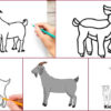 Goat Drawing & Sketches for Kids