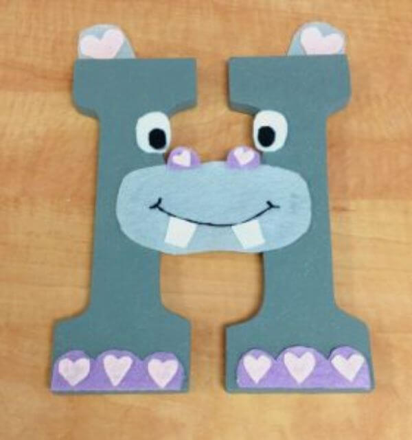 H Is For Hippo Letter Craft Activities For Kids