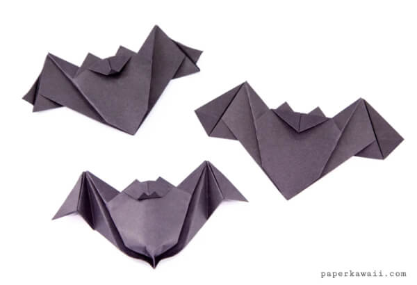 Halloween Origami Bat Tutorial