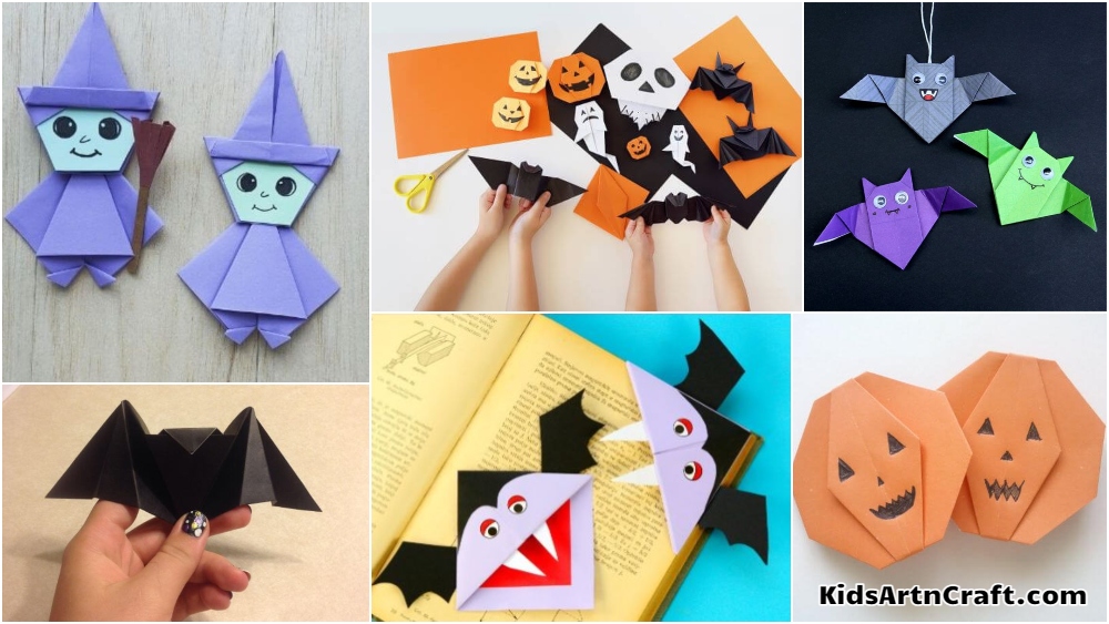 Halloween Origami Ideas That Kids Can Make