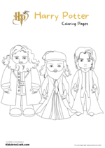 Harry Potter Coloring Pages For Kids – Free Printables - Kids Art &amp; Craft