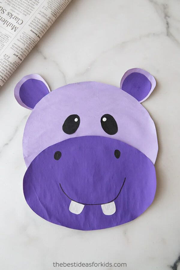 Hippo Zoo Animal Craft Activities For Kids