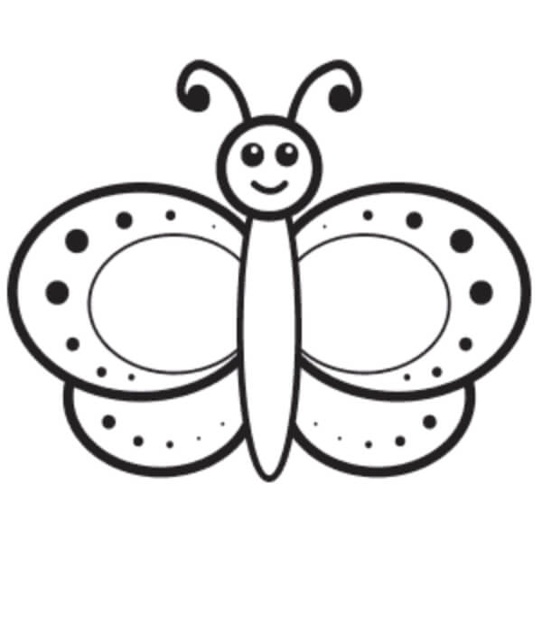 Butterfly Drawing & Sketches For Kids How To Draw A Cute Butterfly