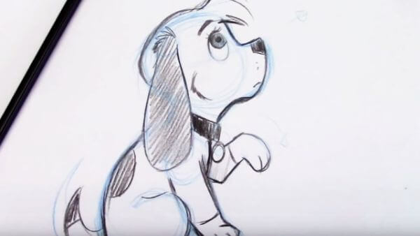 How To Draw A Puppy Using A pencil