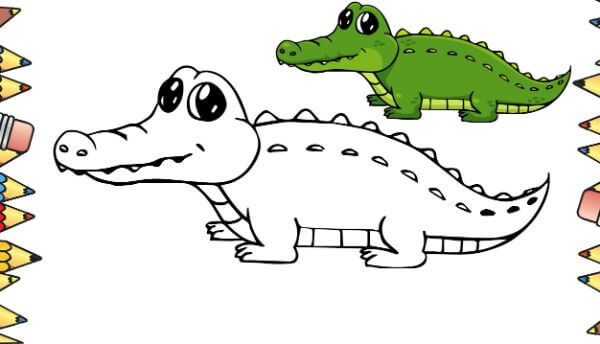 How To Draw Cartoon Alligator