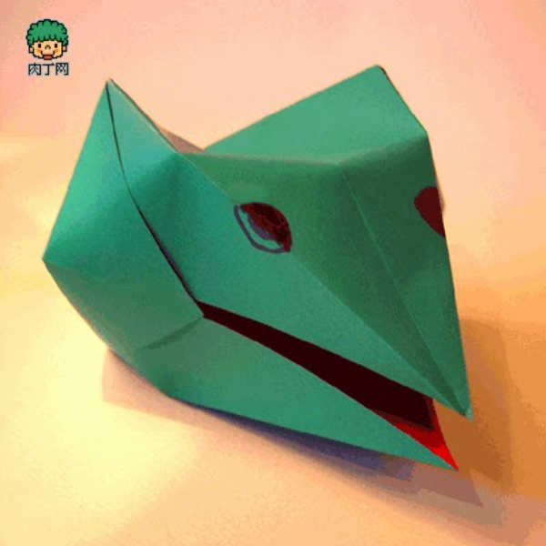How To Fold 3D Snake Head