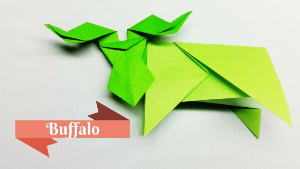 How To Fold An Origami Buffalo How To Make An Origami Buffalo With Kids