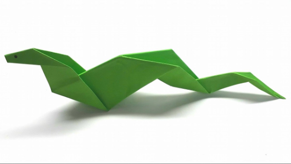 How To Fold Origami Paper into Snake How To Make An Origami Snake With Kids