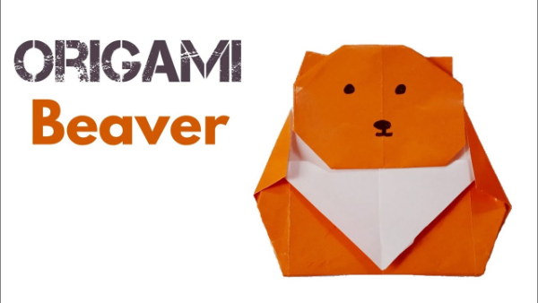 How To Make A Beaver Bear Origami Craft Step By Step